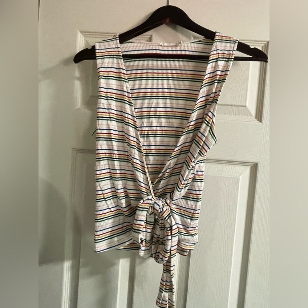 Summer wrap tank top